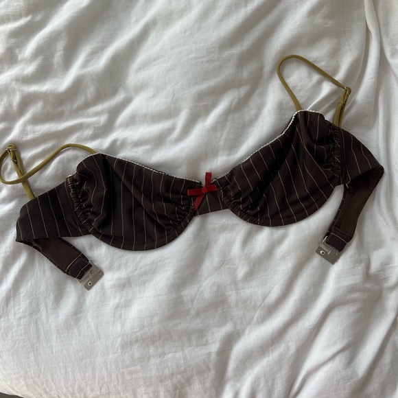 With Jean Swimsuit Top - Picture 2 of 6